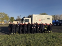 Der Katastrophenschutzzug aus Volkmarsen nahm an einer besonderen Ausbildung für Kraftfahrer teil.