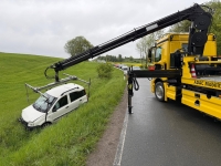 Nach dem Unfall am 11. Mai 2026 war der Fiat nicht mehr fahrbereit und musste geborgen werden.