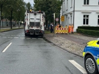 Auf dem Oberntorwall kam es am 28. August 2026 nach einem Fahrmanöver einer Radfahrerin zu einem Auffahrunfall.