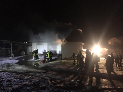 In Halgehausen entstand bei einem Brand ein Sachschaden von 150.000 Euro