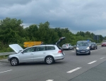 Gegen 13.20 Uhr ereignete sich ein Verkehrsunfall auf der Bundesstraße 253 bei Röddenau.