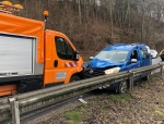 Auf der Bundesstraße 252 ereignete sich am 15. März ein Unfall im Gegenverkehr.