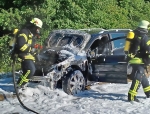 Am 14. Juni 2022 rückte die Feuerwehr Allendorf aus um einen Pkw-Brand zu löschen.