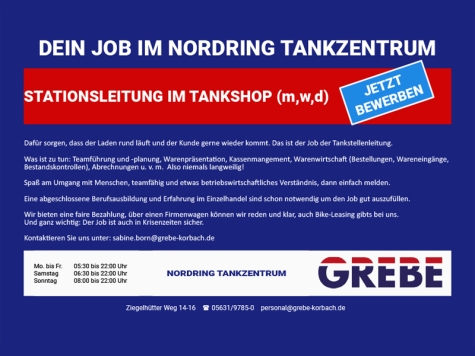 Die Firma Gebe in Korbach sucht eine Stationsleitung (m/w/d)