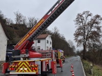 In der Goßbergstraße wurde am 14. Dezember 2025 Alarm ausgelöst.