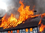 Ein Fachwerkhaus in Warburg brannte am 15. Oktober 2020