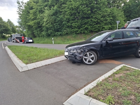 Auf der Hainstraße in Frankenberg kam es am 1. Juni 2026 zu einem Unfall mit drei leicht verletzten Personen.
