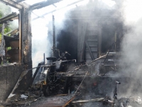 In Höringhausen brannte am Dienstagvormittag eine Gartenhütte.
