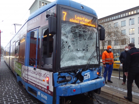 Am 6. April ereignete sich ein Unfall in Kassel