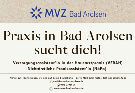 Wir suchen dich! VERAH oder NäPa (m/w/d) in Teilzeit oder Vollzeit!