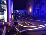 Feuerwehrleute im Einsatz: Am Mittwoch löschten die Kameraden einen Kellerbrand.  