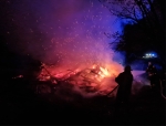 Am 9. Mai 2022 brannte eine Feldscheune bei Dodenau