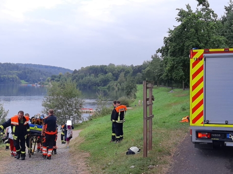 Am 6. September 2024 gelang eine Rettungsaktion am Twistesee.