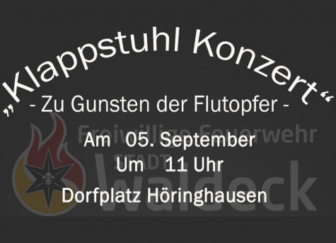 Am 5. September finden in Höringhausen ein Benefizkonzert und eine Fahrzeugausstellung statt - der Erlös kommt den Opfern der Flutkatastrophe zu.