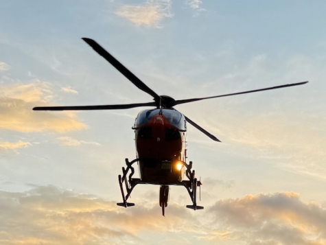 Mit einem Rettungshubschrauber wurde der Verletzte am 7. September 2025 in eine Klinik geflogen.