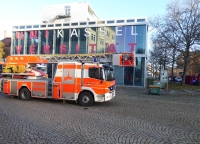 Zu einem Brand kam es 23. November 2022 in einem Gebäude der Universität Kassel in der Kurt-Wolters-Straße
