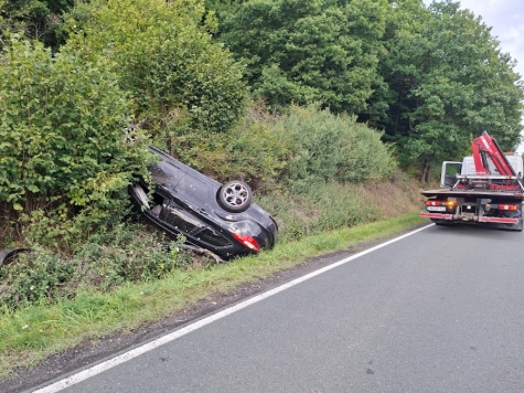 Bergung und Abtransport übernahm am 11. September 2025 die Firma AVAS.