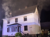 Die Feuerwehren Rosenthal und Roda waren bei einem Wohnungsbrand an der Kirchhainer Straße im Einsatz.