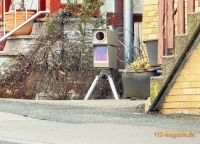 Derzeit wird in Frankenberg geblitzt.