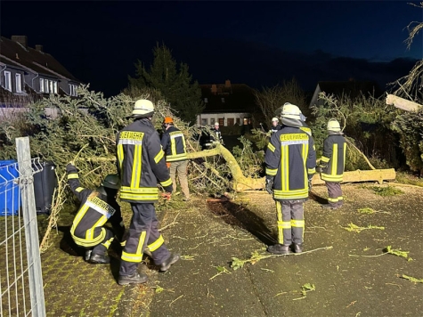 Die Feuerwehren der Stadt Waldeck waren am 6. Januar 2025 im Einsatz.