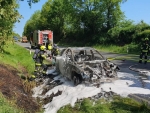 Am 15. Mai 2024 ereignete sich bei Korbach ein Fahrzeugbrand.