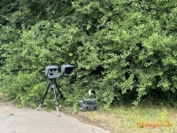 Derzeit wird in Sachsenberg eine Geschwindigkeitskontrolle durchgeführt.