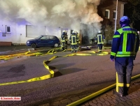 Die Feuerwehr Höxter rückte am 17. März zu einem Wohnhausbrand nach Albaxen aus.