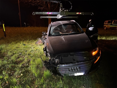 Am 16. April 2025 ereignete sich ein Unfall am Zubringer zur B 252 bei Mengeringhausen