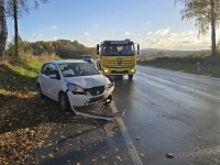 Am 30. Oktober 2025 ereignete sich an der Kreuzung L 3080/K 6 ein Auffahrunfall.
