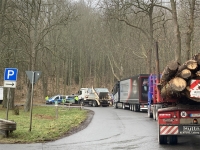 Polizeikräfte aus Marburg-Biedenkopf kontrollierten am 25. Februar Fahrzeuge auf der Bundesstraße 236. 