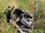 Zwischen Altenlotheim und Frankenau verunfallte am Donnerstag ein Motorradfahrer.