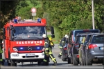 Zunächst wurde die Straße "Zur Ecke" großräumig abgesperrt. 