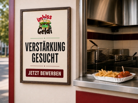 Imbiss beim Geldi sucht Verstärkung