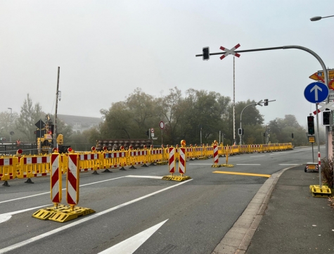 Die Wilhelmstraße wird voraussichtlich bis zum Abend des 19. Oktober 2021 gesperrt. 