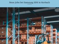 Die Firma Samsung SDS sucht neue Mitarbeiter (m/w/d) für den Standort Korbach.