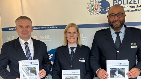 Die Polizei stellt die Unfallbilanz vor: mehr Unfälle, aber weniger Verletzte und weniger Unfälle mit Personenschaden.