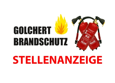 Brandschutz Golchert sucht zusätzliche Mitarbeiter