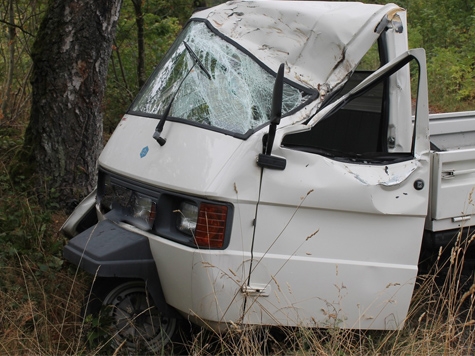 Ein Unfall mit einem Piaggio-Transporter ereignete sich am 7. September 2019 bei Brilon.