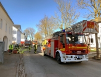 Die Freiwillige Feuerwehr Brilon rückte am 1. März 2021 in die Hubertusstraße aus.