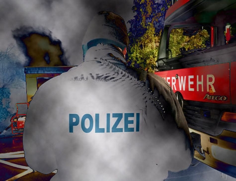 Am 22. Dezember 2021 rückten Polizei, Feuerwehren und ein RTW nach Flechtdorf aus.