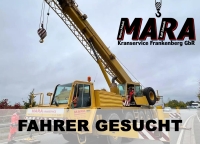 Die MARA Kranservice Frankenberg GbR sucht einen Fahrer (m/w/d). Jetzt bewerben!