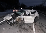 Am Montag ereignete sich ein schwerer Unfall auf der Bundesstraße 64.