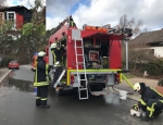 Einen Laubenbrand in Bad Arolsen musste die Freiwillige Feuerwehr am 5. März bekämpfen. 