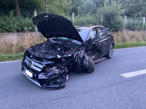 Am 13. August ereignete sich ein Unfall auf der Bundesstraße 485 im Landkreis Waldeck-Frankenberg.