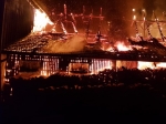 Ein Großbrand im Lichtenfelser Ortsteil Sachsenberg ereignete sich am Abend des 14. April 2020