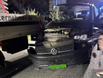 Auf der B 64 in Paderborn ereignete sich am 23. Oktober 2026 ein Auffahrunfall zwischen einem Transporter und einem Lastkraftwagen.